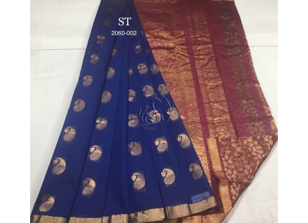 Silk mercerized cotton saree