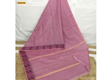 Pink Pure Handloom Chettinadu Cotton Saree