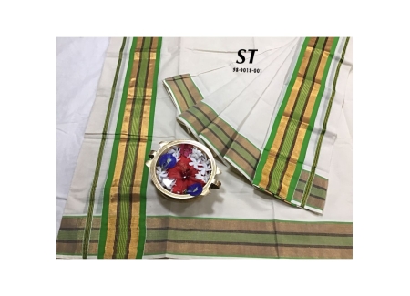 Kerala kasavu cotton set mundu