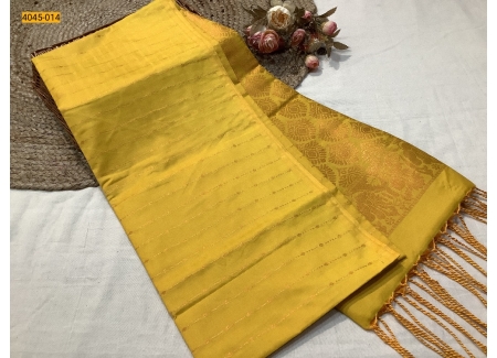 Yellow Soft Silk Saree