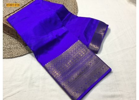 Royal Blue Warm Silk Saree
