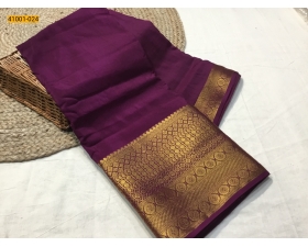 Purple Warm Silk Saree
