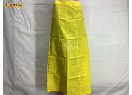 Dark Yellow Premium Mangai Cotton Inskirt- 7 Part