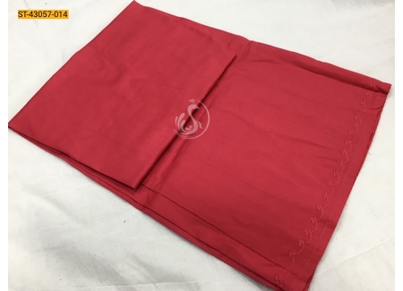 Red Premium Mangai Cotton Inskirt- 8 Part