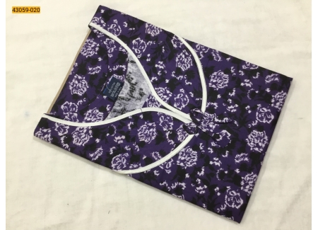 Violet Cotton Printed Nighty Size-XXL
