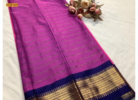 Fancy Soft Silk Cotton Checked Saree