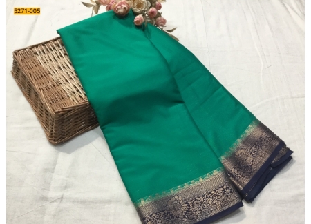 Green Mysore Silk Saree