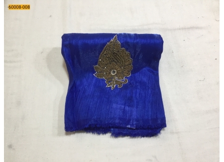 Royal Blue banglori silk valkannadi blouse 