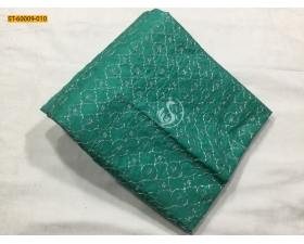 Rama green raw silk embroidery blouse 