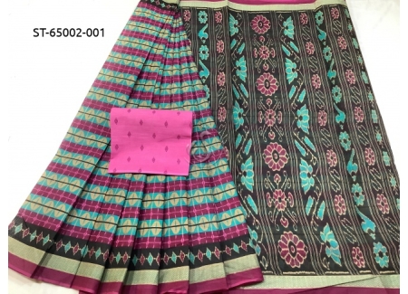 Voil cotton printed saree
