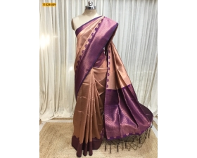 Pink Diamond Floral Kanchi Weavings Silk Saree