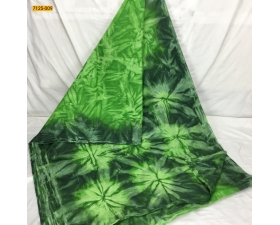 Green Leaf Printed Cotton Saree