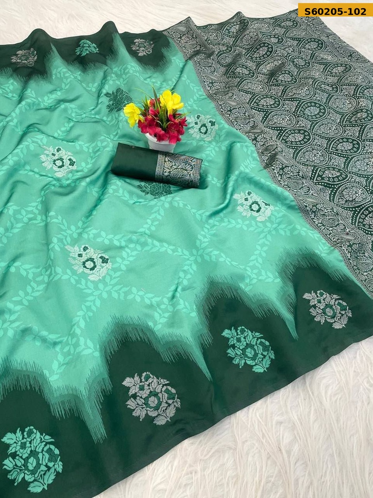 Fancy banarasi silk Saree