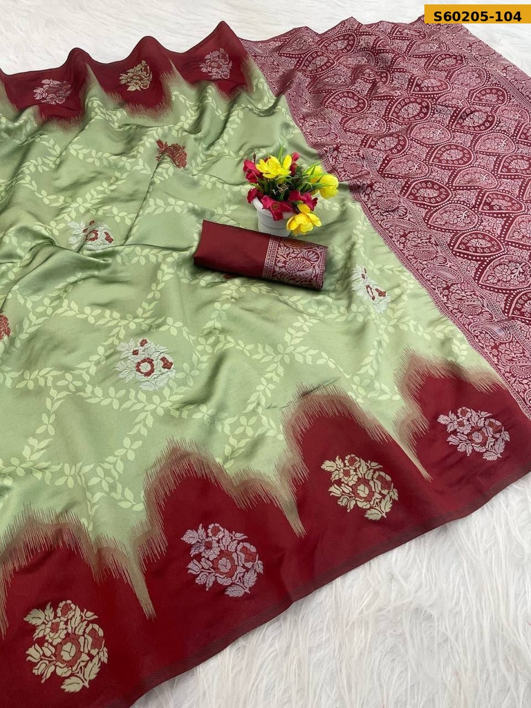 Fancy banarasi silk Saree