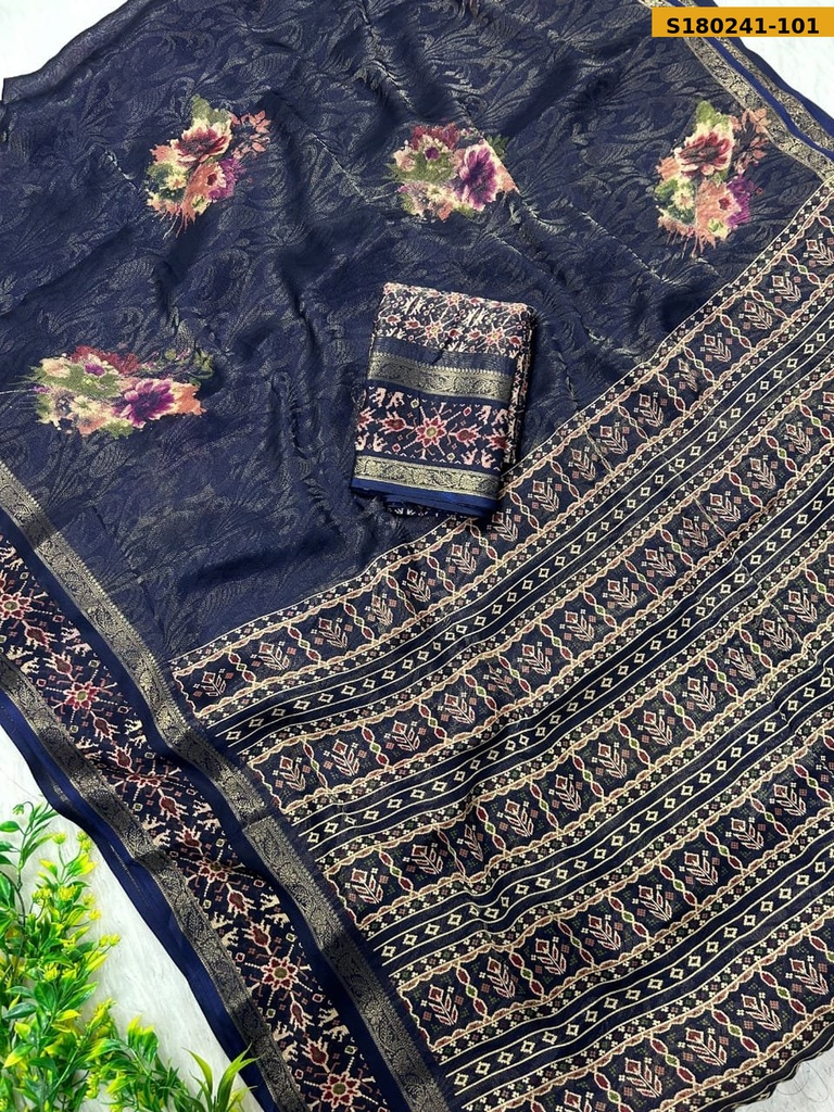 Fancy marsh mellow Saree