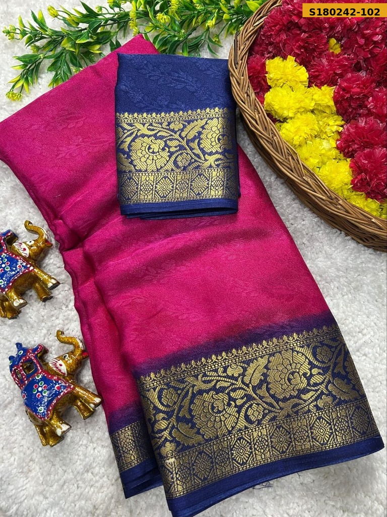 Fancy marsh mellow Saree