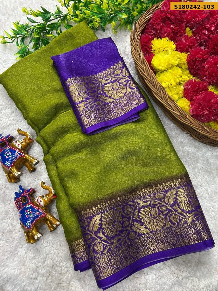 Fancy marsh mellow Saree
