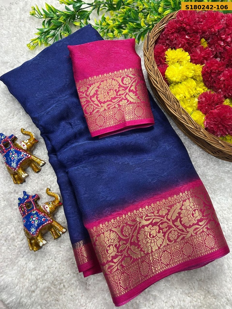 Fancy marsh mellow Saree