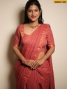 Sungudi Pure Cotton Saree with stitched  blouse