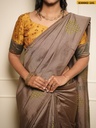 South Mix Cotton Saree with stitched blouse