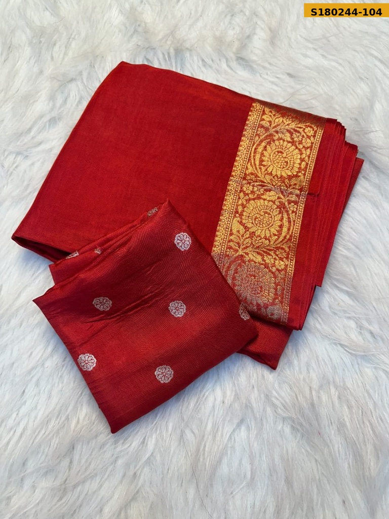 Fancy Mysore Crepe Saree