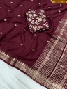 Fancy Mysore Crepe Viscose Saree