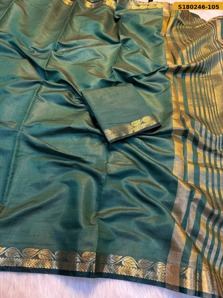 Fancy Mysore Crepe Saree