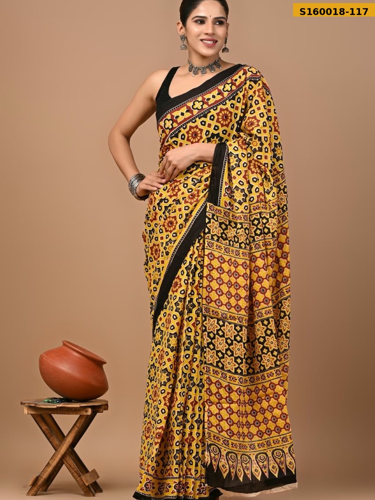 Fancy  Mulmul Cotton Sarees