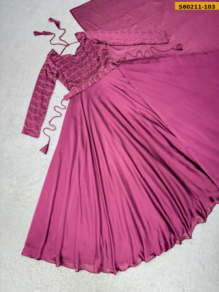 Fancy Rangoli Silk Kurti With Dupatta
