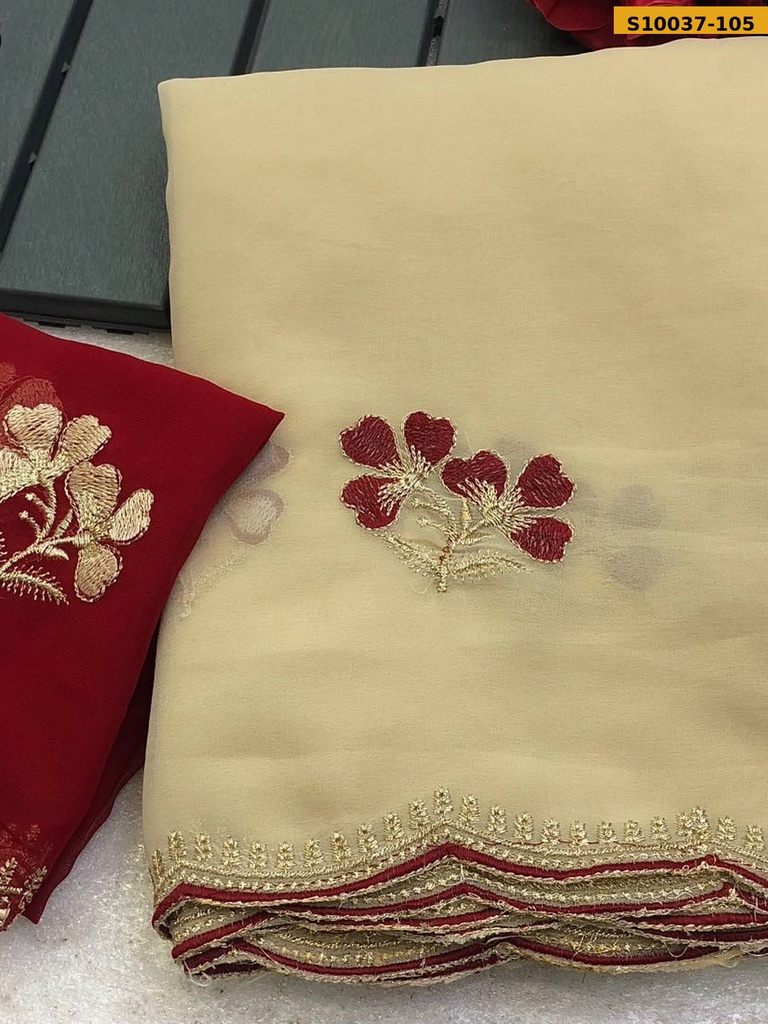 Fancy Faux Georgette Saree