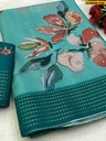 Fancy Tussar Silk Digital Printed Saree