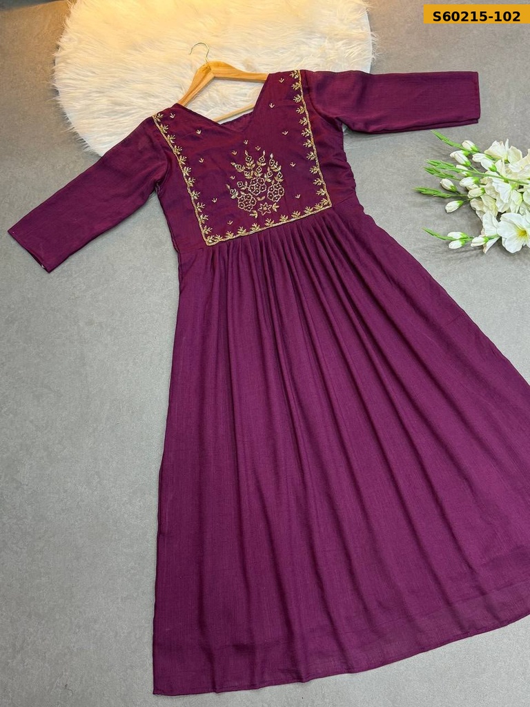 Fancy Mix Cotton Handwork Kurti