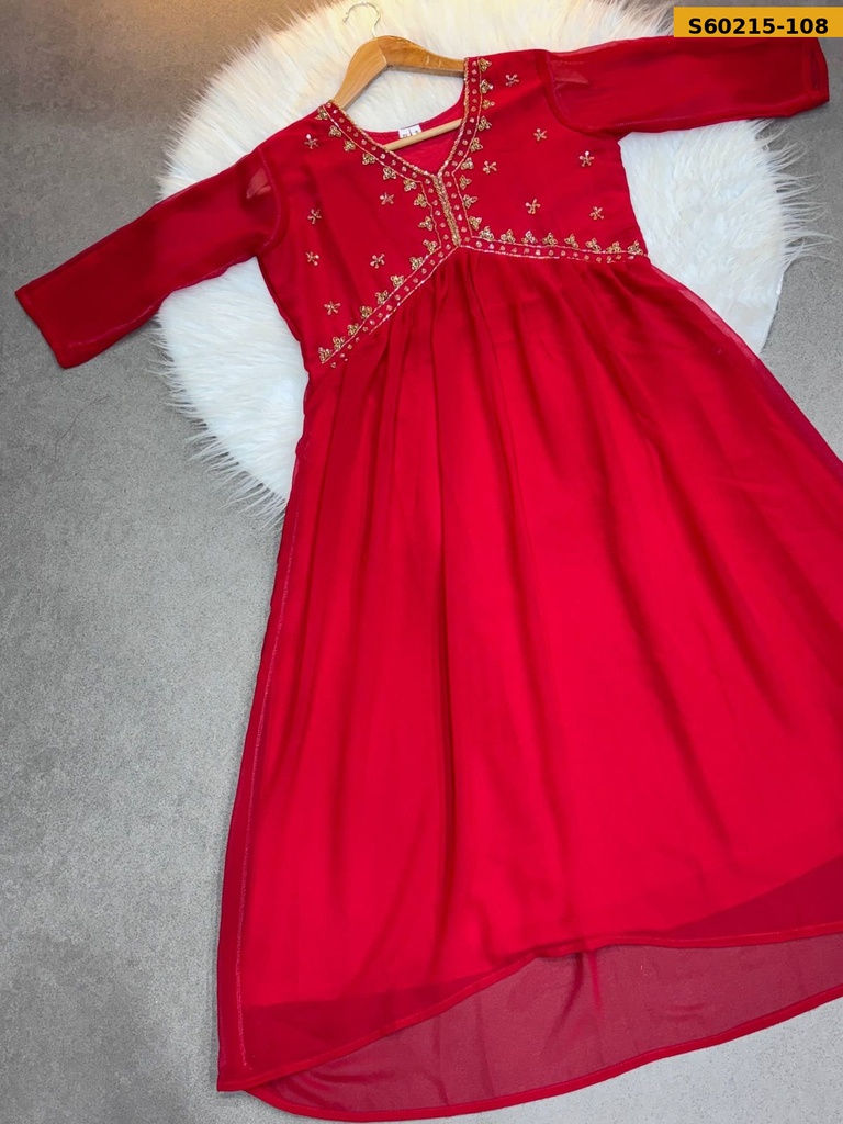 Fancy Mix Cotton Handwork Kurti