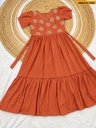 Fancy Blooming Vichitra Silk Maxi