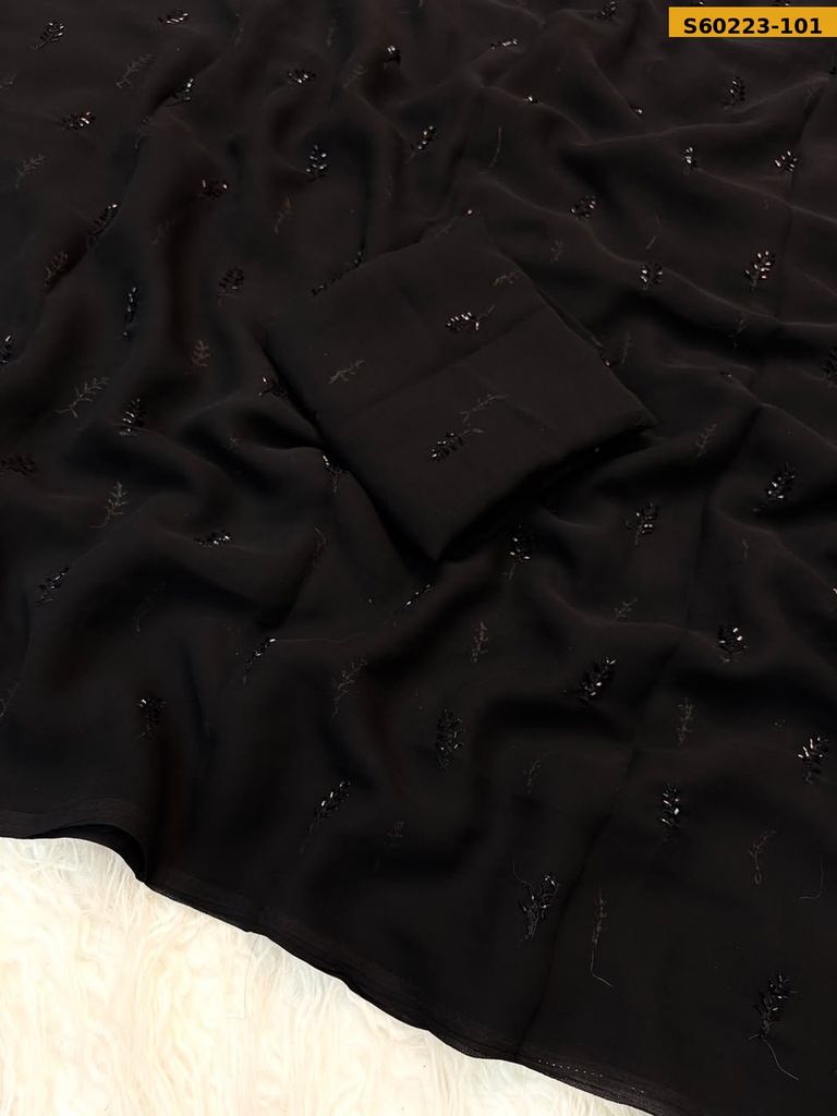 Fancy Soft Georgette Saree