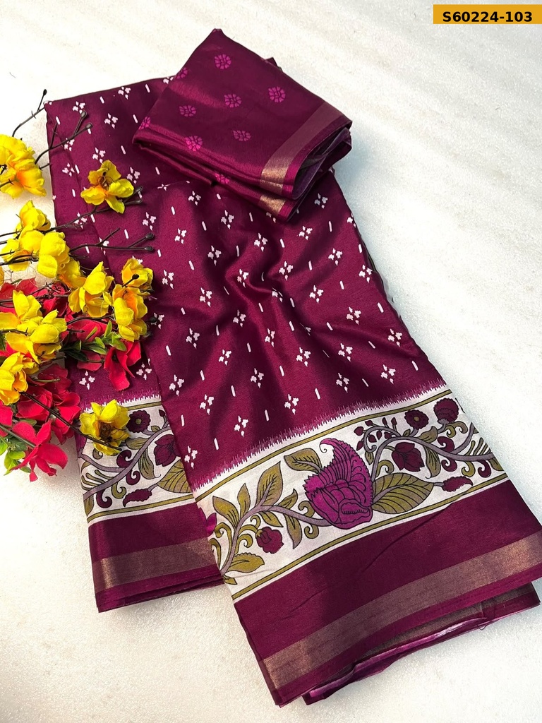 Fancy Mangalgiri Mul Cotton Saree