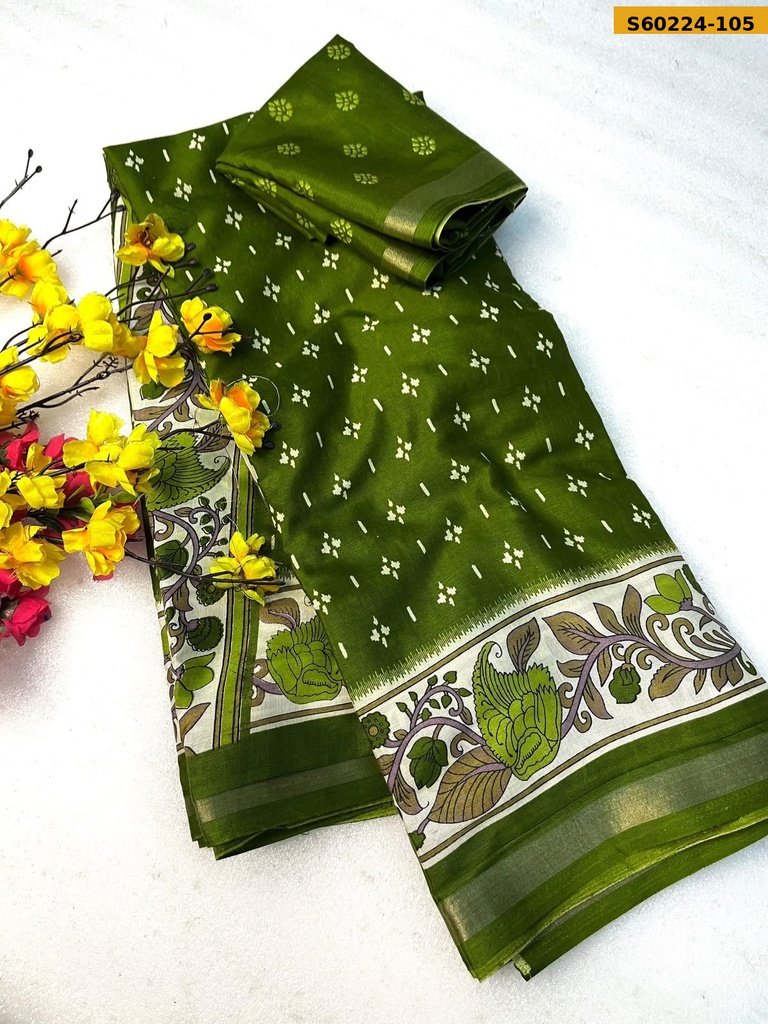 Fancy Mangalgiri Mul Cotton Saree