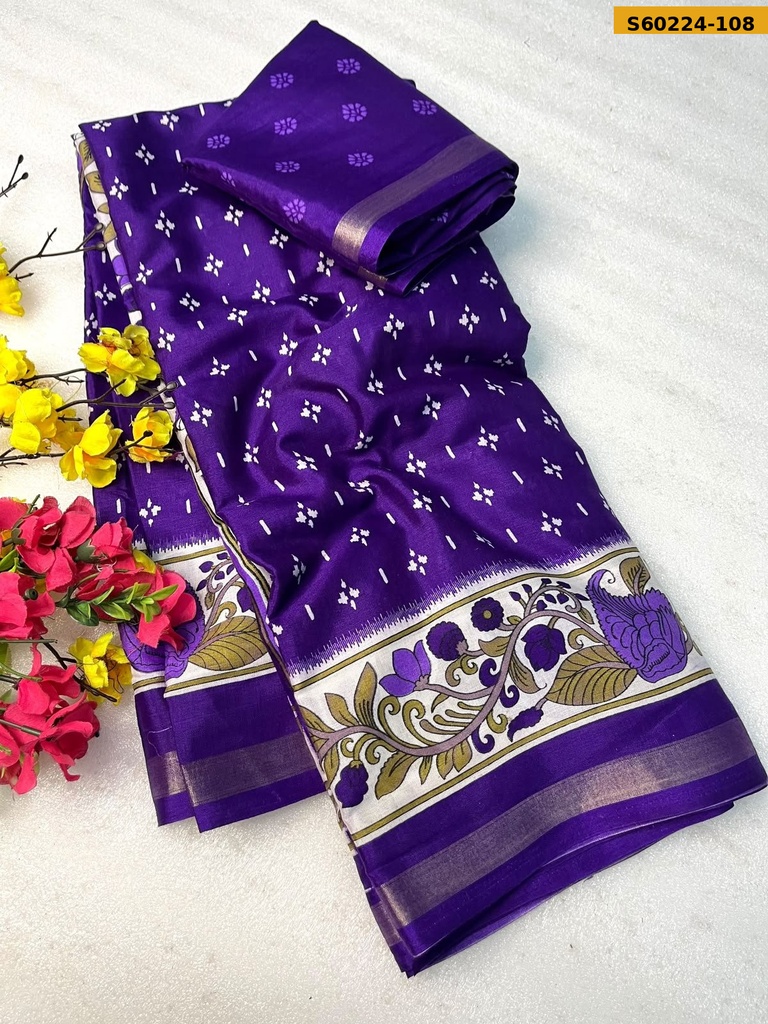 Fancy Mangalgiri Mul Cotton Saree