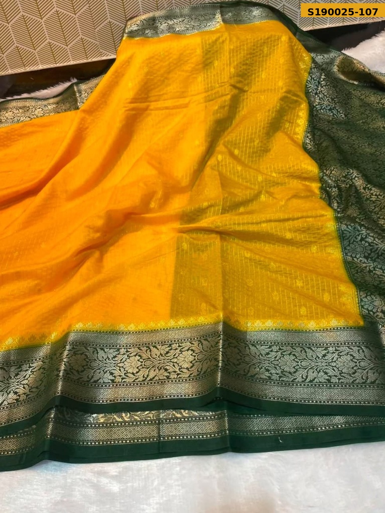 Fancy Banarasi Chiniya Soft Silk Sarees