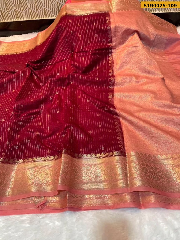 Fancy Banarasi Chiniya Soft Silk Sarees