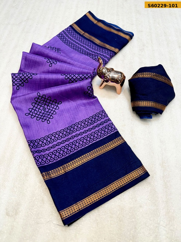 Fancy Soft Tussar Silk Saree