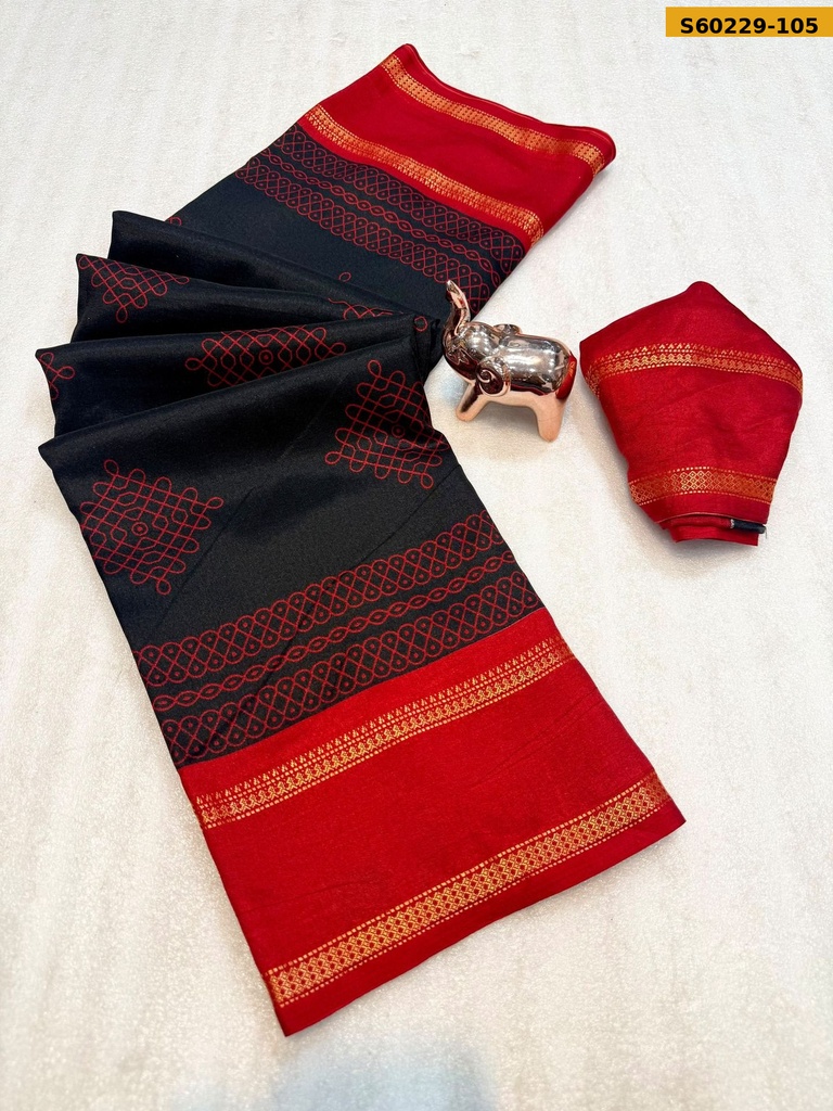 Fancy Soft Tussar Silk Saree