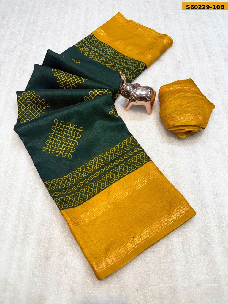 Fancy Soft Tussar Silk Saree