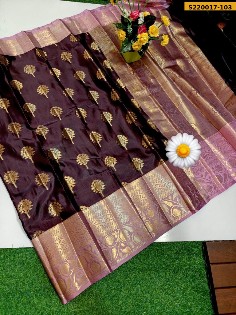 Banarasi Semi Katan Soft Silk Saree