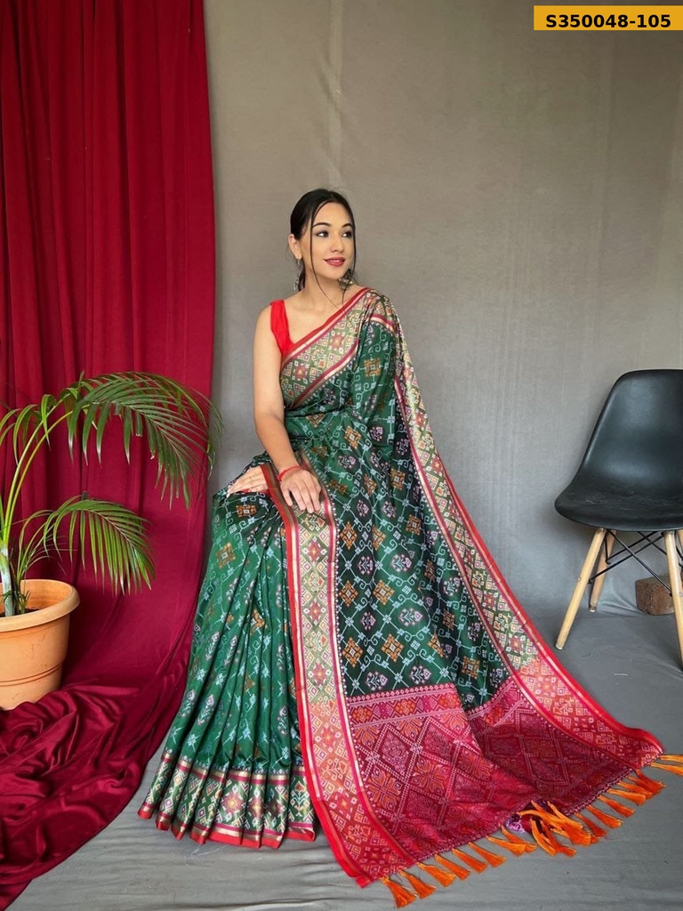 Fancy Soft Rangeen Patolo Silk Saree