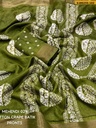 Fancy Cotton Crepe Saree