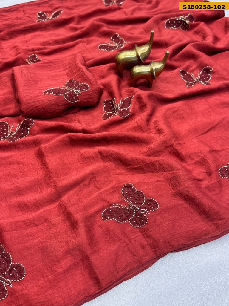 Fancy Rangoli Crush Saree