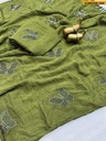 Fancy Rangoli Crush Saree