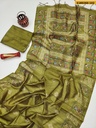 Fancy Soft Tussar Silk Sarees