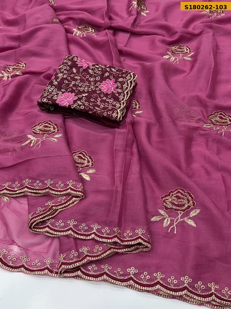 Fancy Star Georgette Sarees